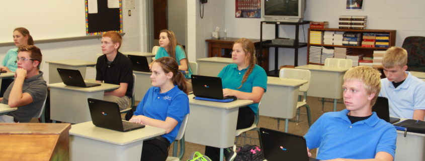 Chromebooks at Pope John